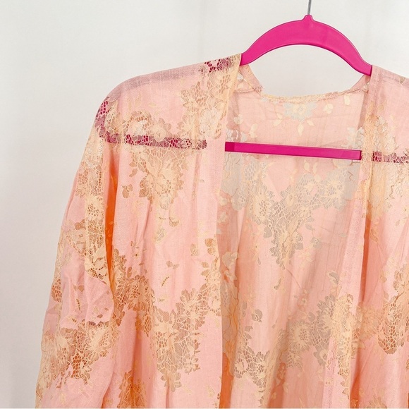 Rikka One size pink/cream kimono - Picture 2 of 4